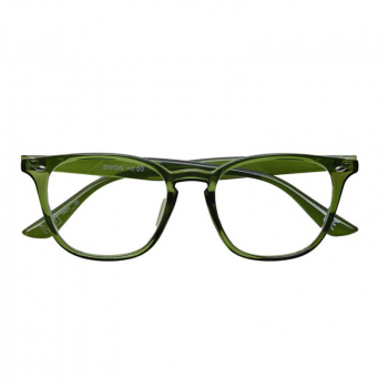 Doubleice reading glasses Swing green, front
